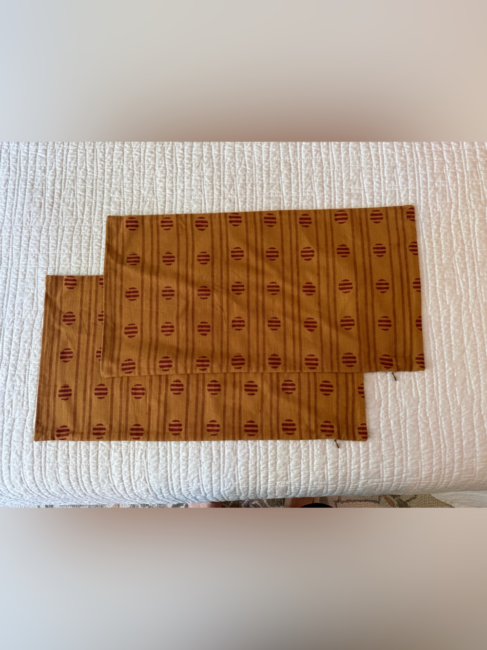 Schoolhouse Blockprint Lumbar pillowcases (set of 2)